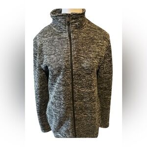 Serra Size L Charcoal Ladies Full Zip Jacket